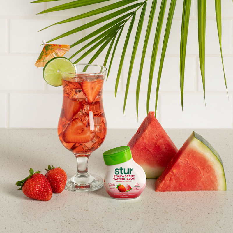 Strawberry Watermelon Mocktail Spritz