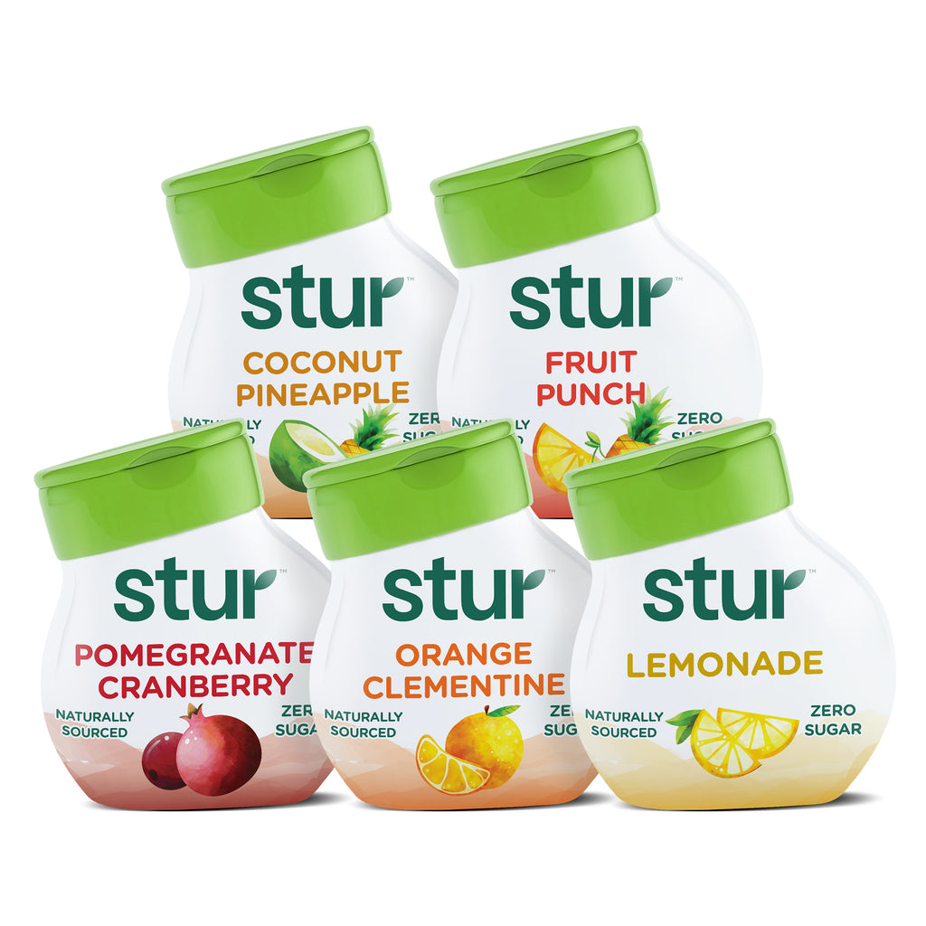 Stur Liquid Water Enhancer | The Ultimate 10-Pack Variety Pack | Naturally  Sweetened | High in Vitamin C & Antioxidants | Sugar Free | Zero Calories 