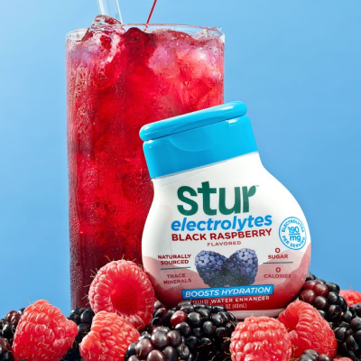 Running Electrites Powder Black Raspberry Stur Black Raspberry with Electrolytes. Real Fruit, Better Flavor ...