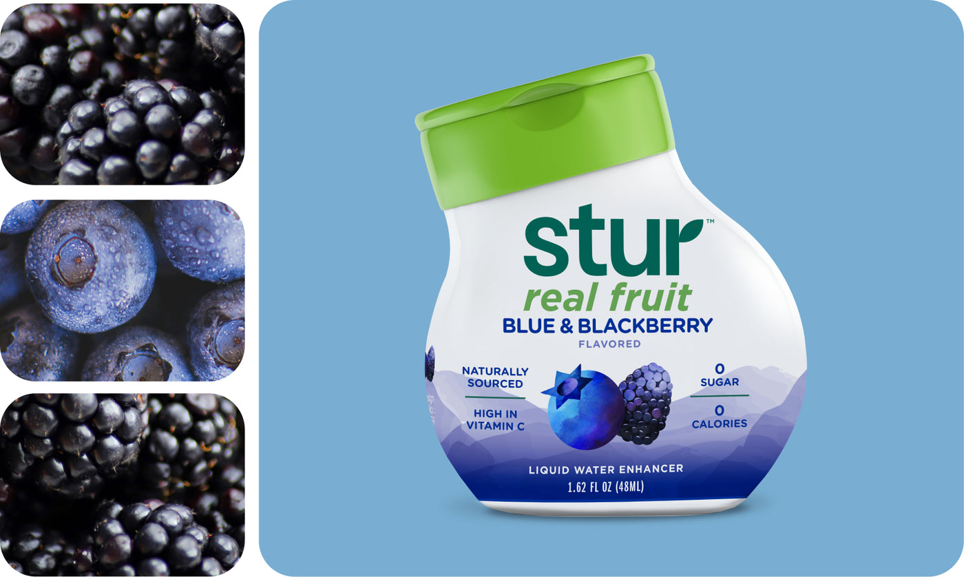 Stur Blue & Blackberry - Natural Water Enhancer – Stur Drinks