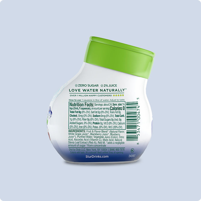 Stur Antioxidant Water Enhancer, Blue & Blackberry - 1.62 fl oz