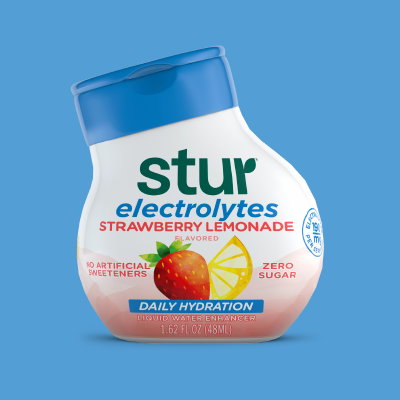 Strawberry Lemonade with Electrolytes