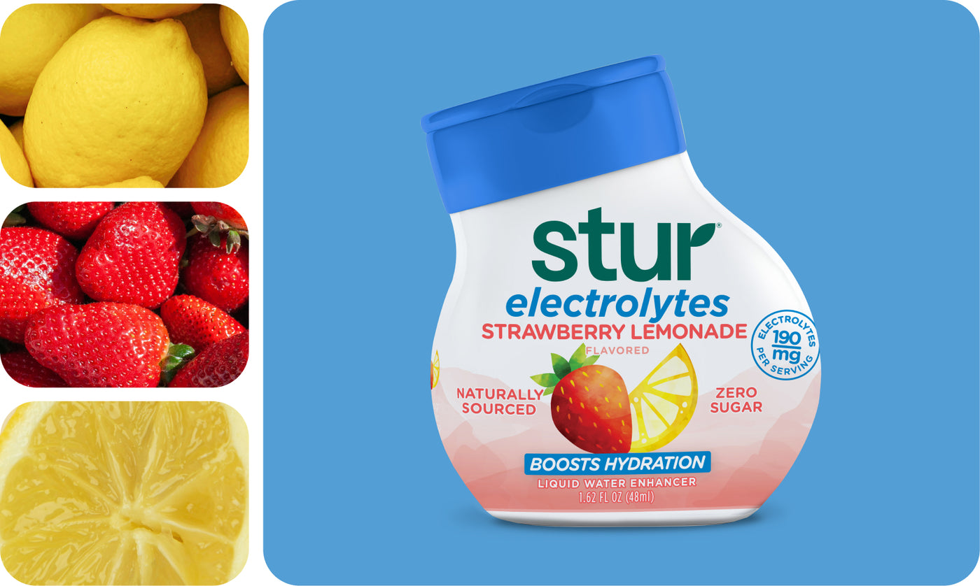 Stur: Strawberry Lemonade. Real Fruit, Better Flavor. – Stur Drinks
