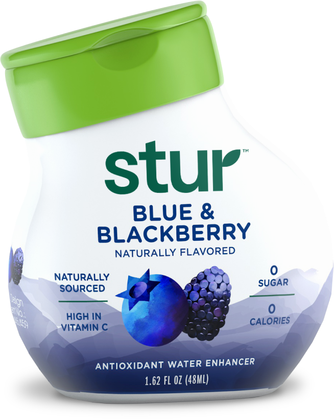 stur blue and blackberry