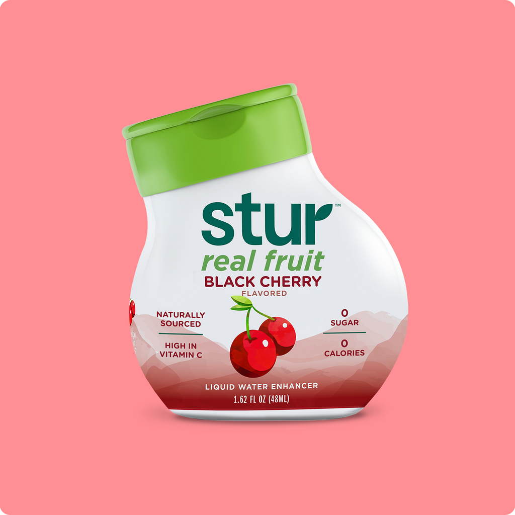 Stur Black Cherry. Real Fruit, Better Flavor. – Stur Drinks