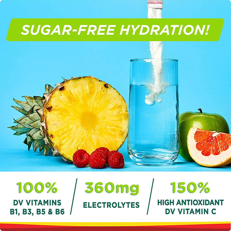 Stur Drink Mix, Fruit Punch, Hydration+ 8 Ea