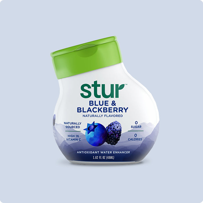 Stur Liquid Water Enhancer, Blue and Blackberry, 5 Pack