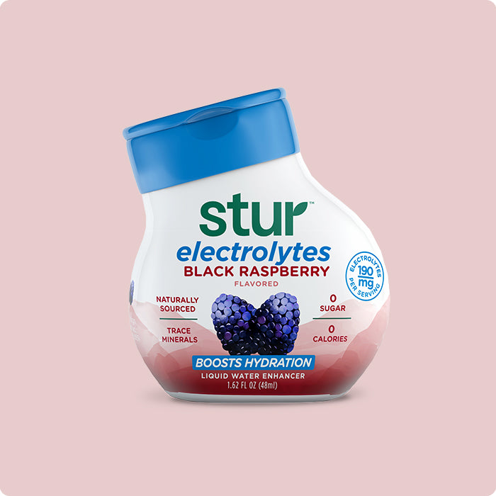 Running Electrites Powder Black Raspberry Black Raspberry with Electrolytes – Stur Drinks